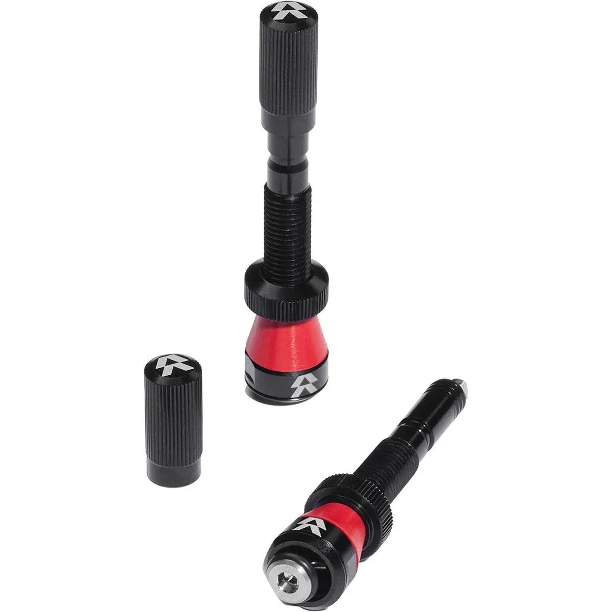 Reserve Wheels Fillmore Tubeless Valves - 90mm, Pair (Black)