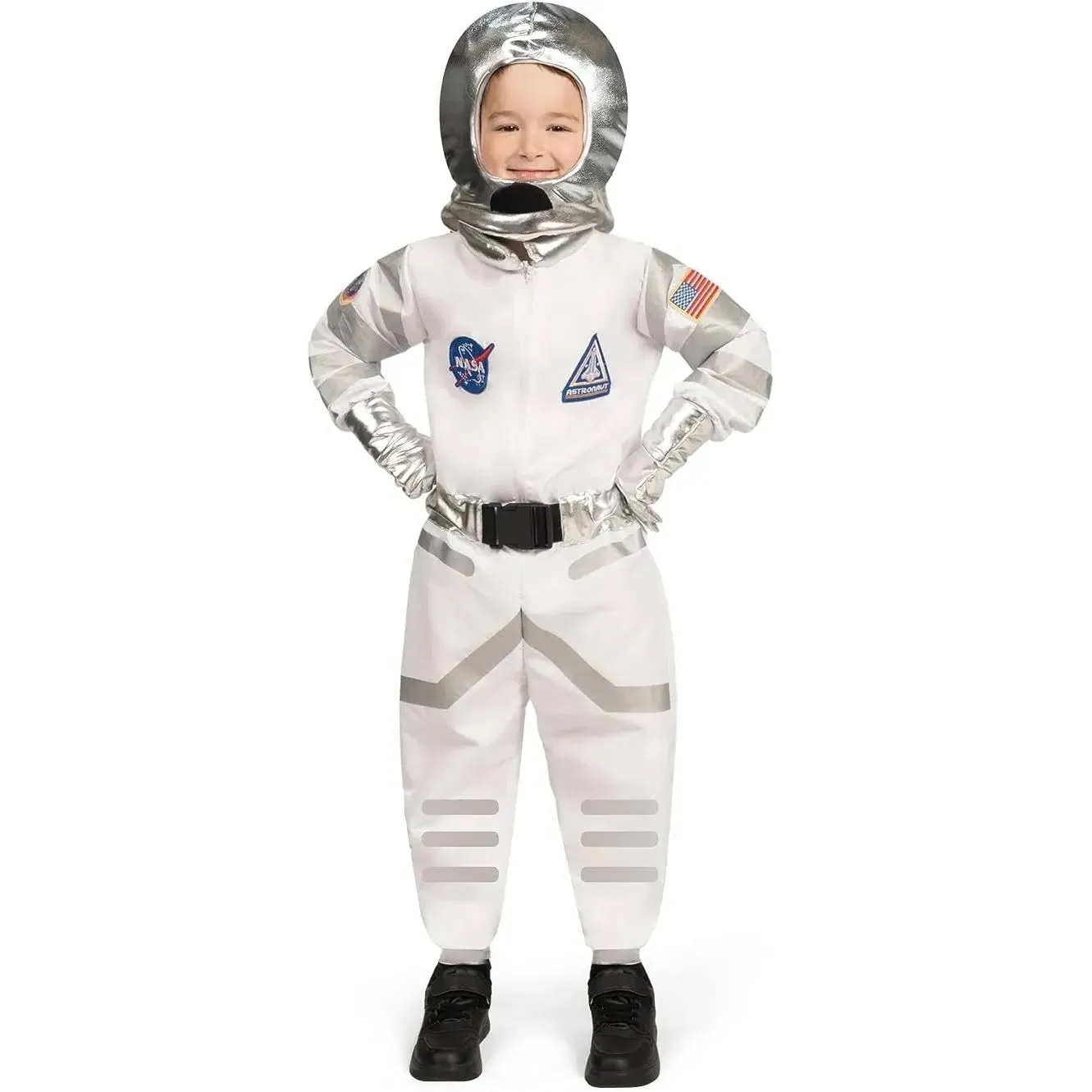 Spooktacular Creations Astronaut Costume for Kids, Astronaut Helmet, Space Suit, Halloween Costume for Boys Girls