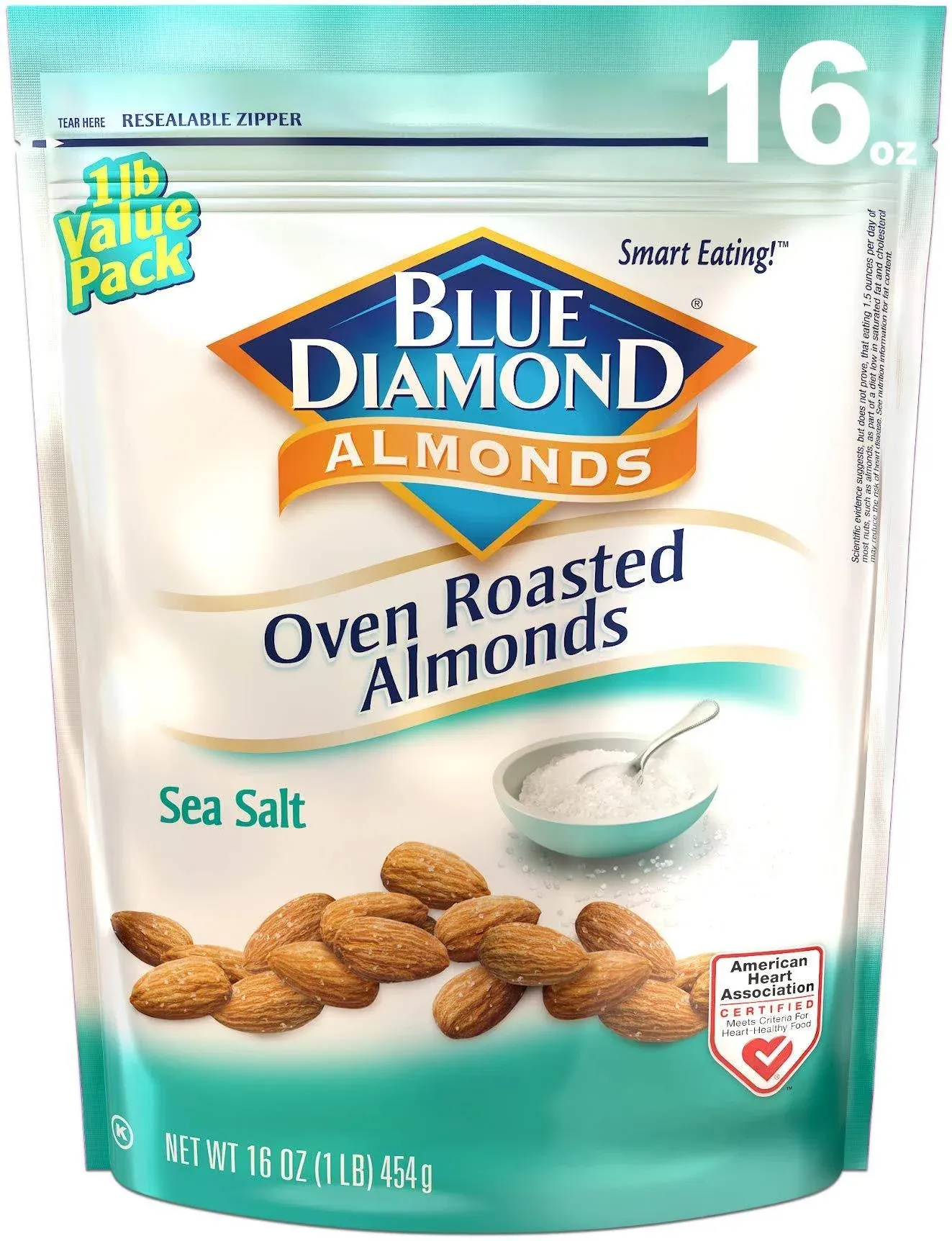 Blue Diamond Almonds Oven Roasted Sea Salt