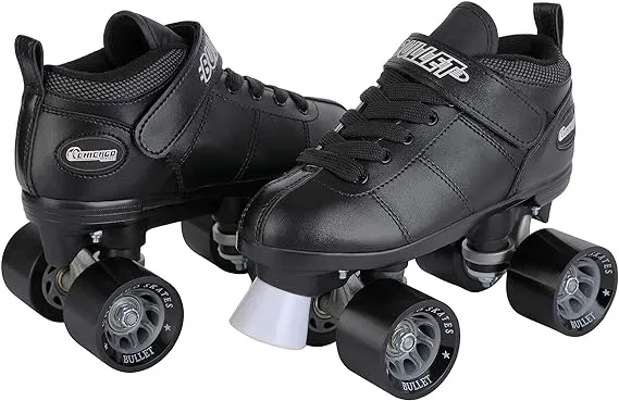 Chicago Skates Bullet Men&s Speed Roller Skate -Black Size 9