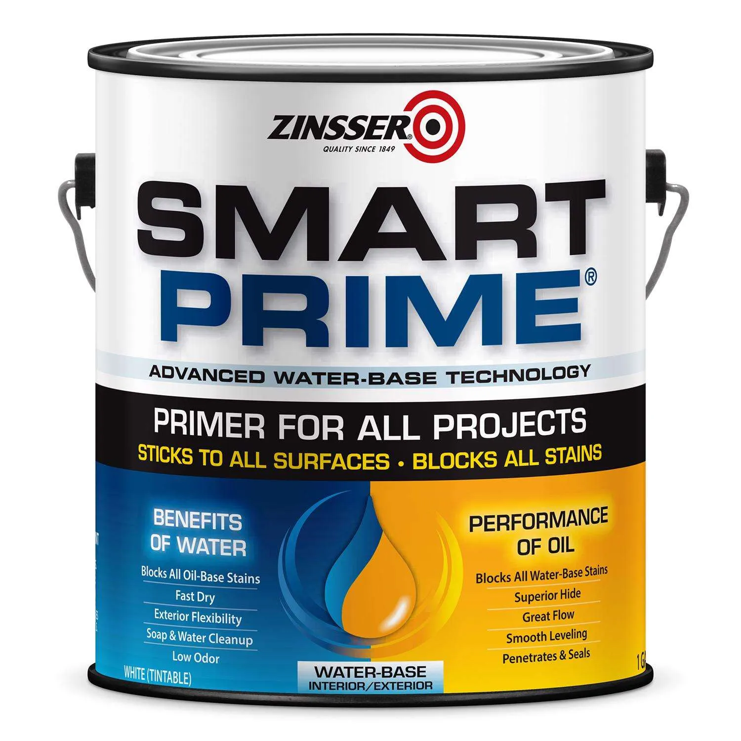 Rust-Oleum 249729 Smart Prime Primer, 1-Gallon, White