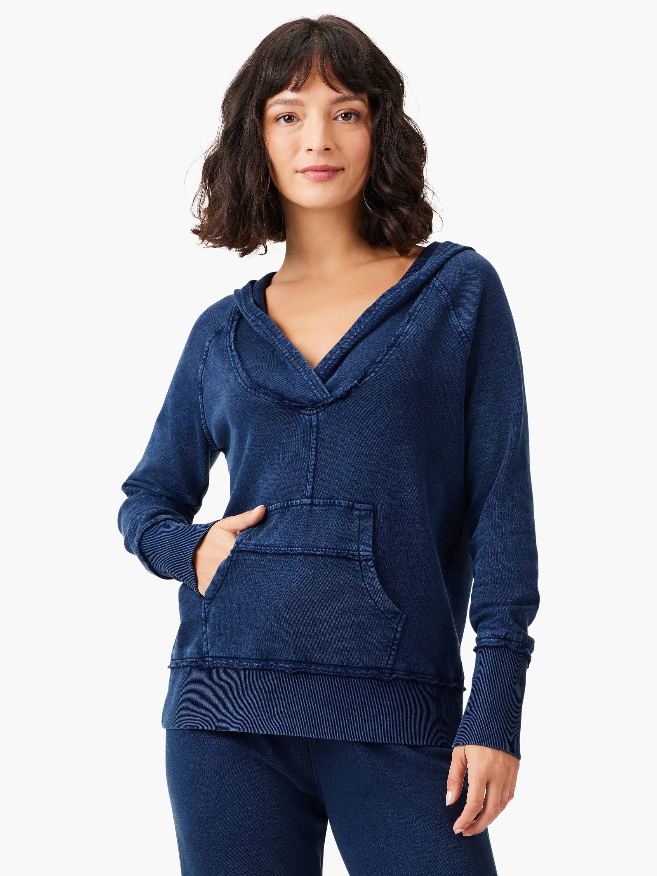 NIC+ZOE Women's Vintage French Terry Hoodie