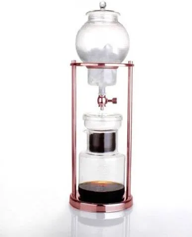 NISPIRA Luxury Ice Cold Brew Dripper Coffee Maker in Stainless steel, 600 ml Copper