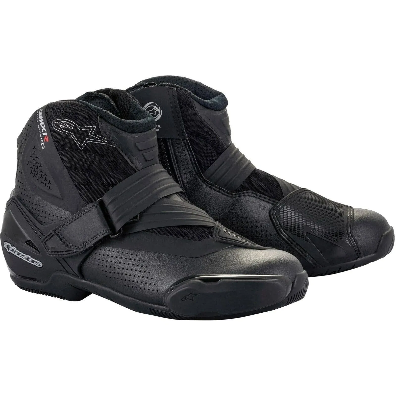 Alpinestars SMX-1 R V2 Vented Motorcycle Boots, Lightweight Microfiber Design