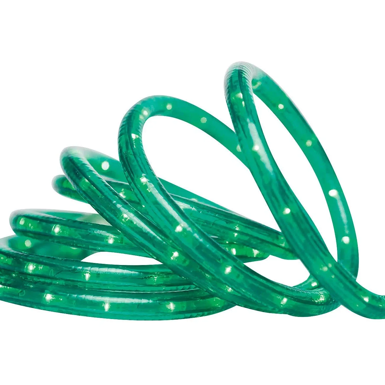 Brite Star 18 Foot Green Rope Light Clear - Connectable for Indoor and Outdoor Decor - Perfect for Christmas Decorations, Bedroom, Party, Patio, Deck Lighting - Waterproof Outdoor Lighting