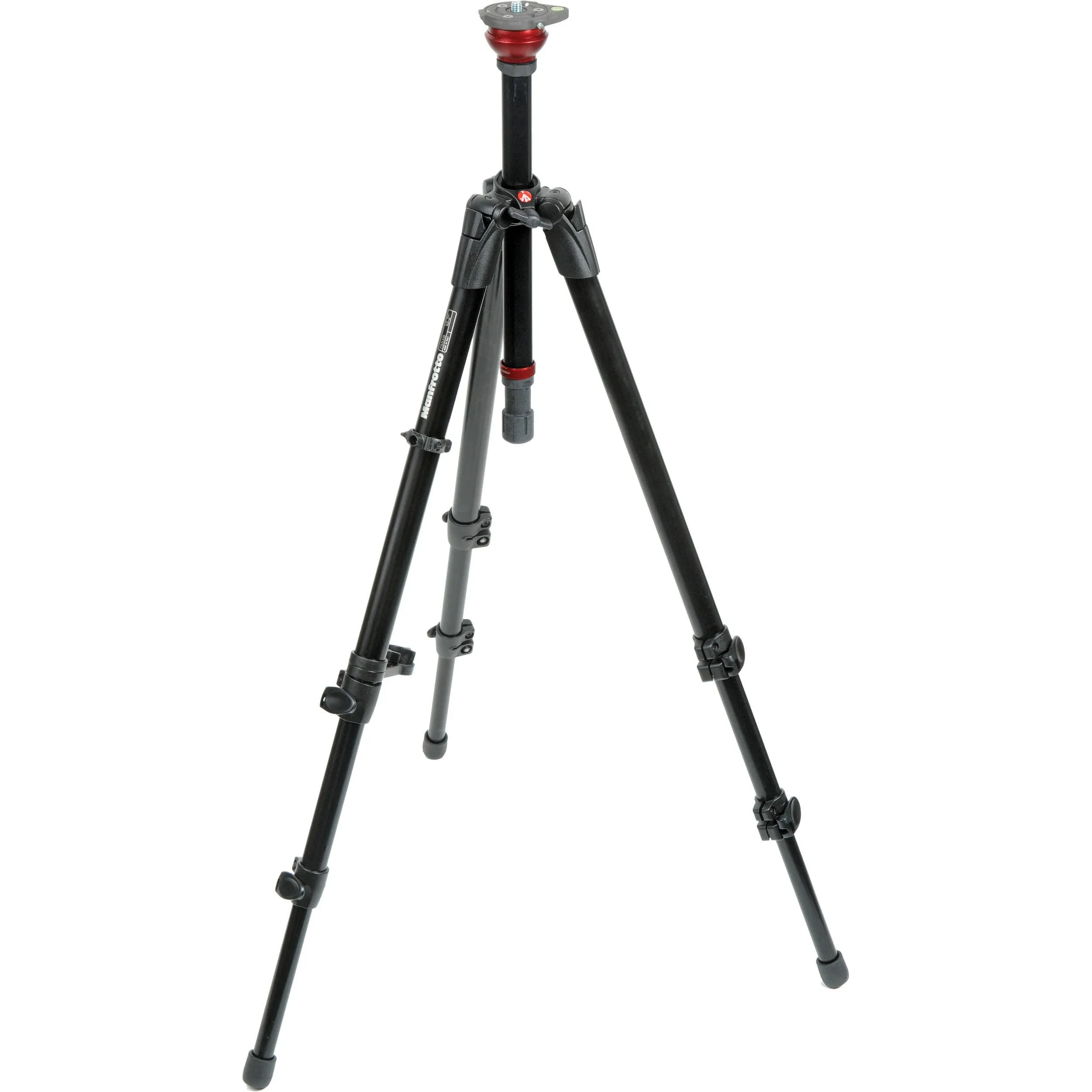 Manfrotto 755XB 3-Section Anodized Aluminum MDeVe Video Tripod, Black