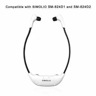 SIMOLIO Additional Wireless TV Headphone, Replacement Headset for SM-824D Series, Wireless Headphone for TV Watching for Hard