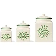 Lenox 894177 Holiday 3-Piece Canister Set