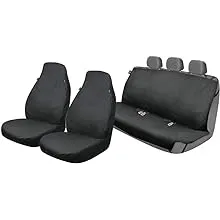 DICKIES 3003323LD, Trader Black 3-Piece Water Resistant Seat Cover Set