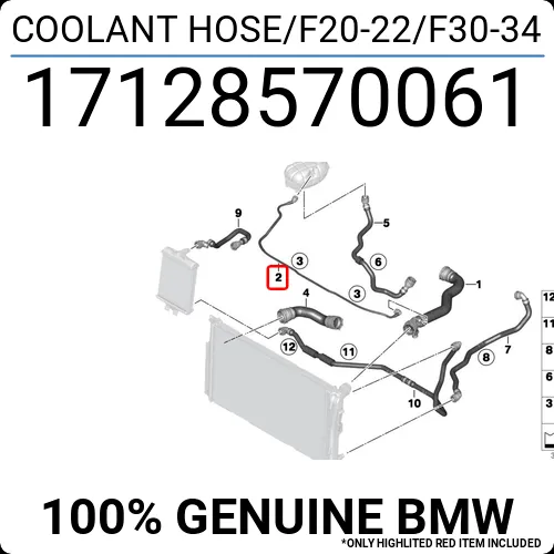 BMW Coolant Hose