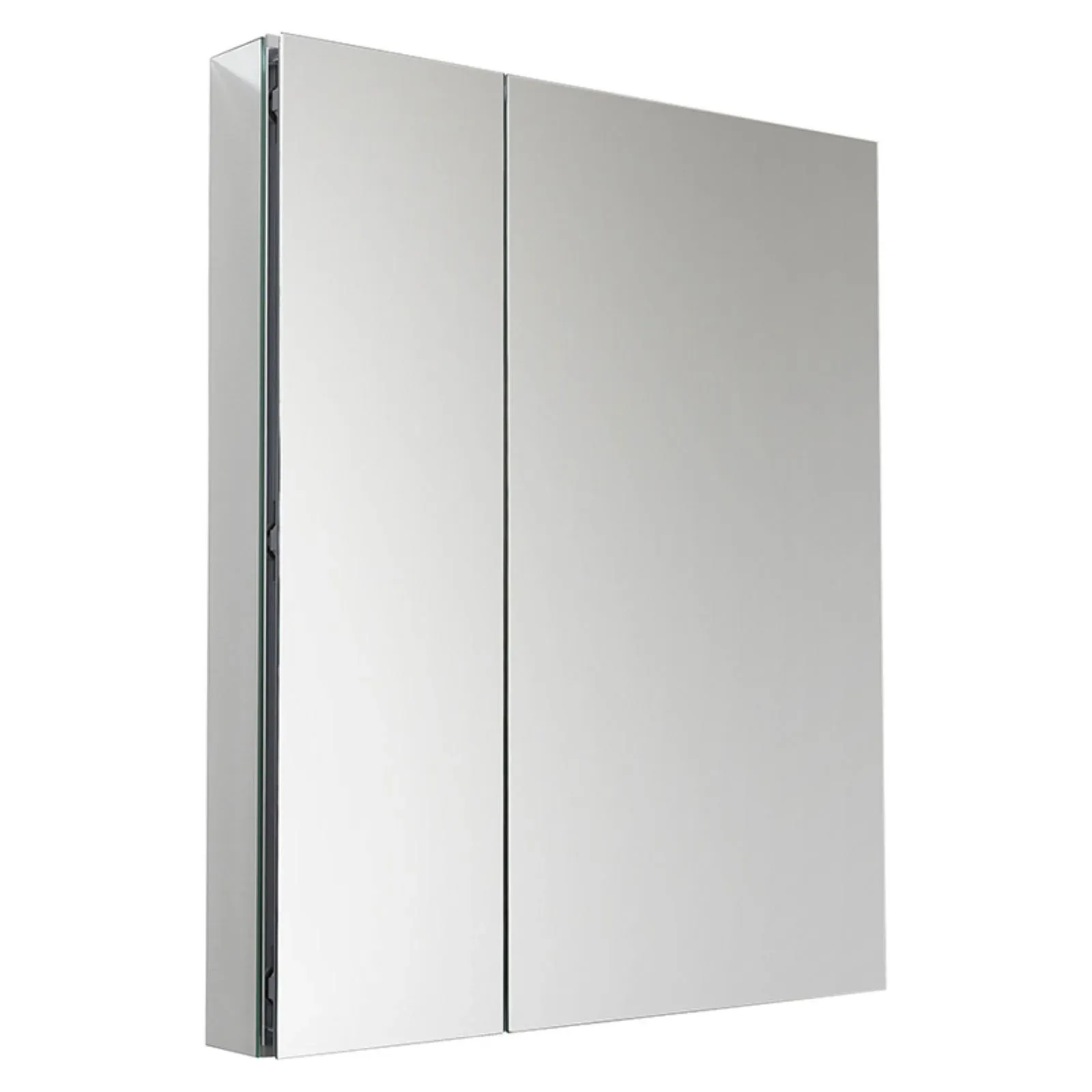 Fresca Bath 30" W x 36" H Modern Bathroom Medicine Cabinet with Mirrors, Recessed or Wall-Mount Installation, 4 Adjustable Glass Shelves, 2 Mirrored Doors - #FMC8091