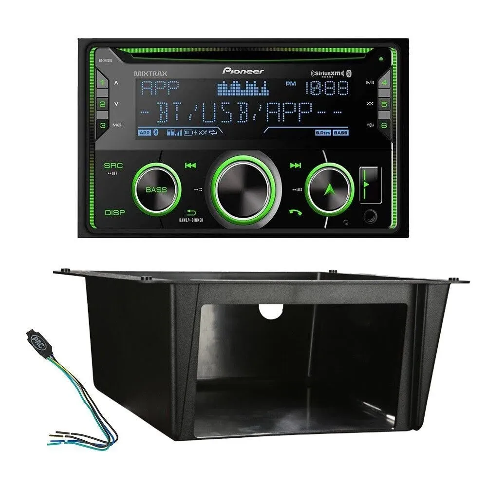 Pioneer FH-S722BS 2-DIN Bluetooth Car Stereo CD + Universal mounting kit for Boa