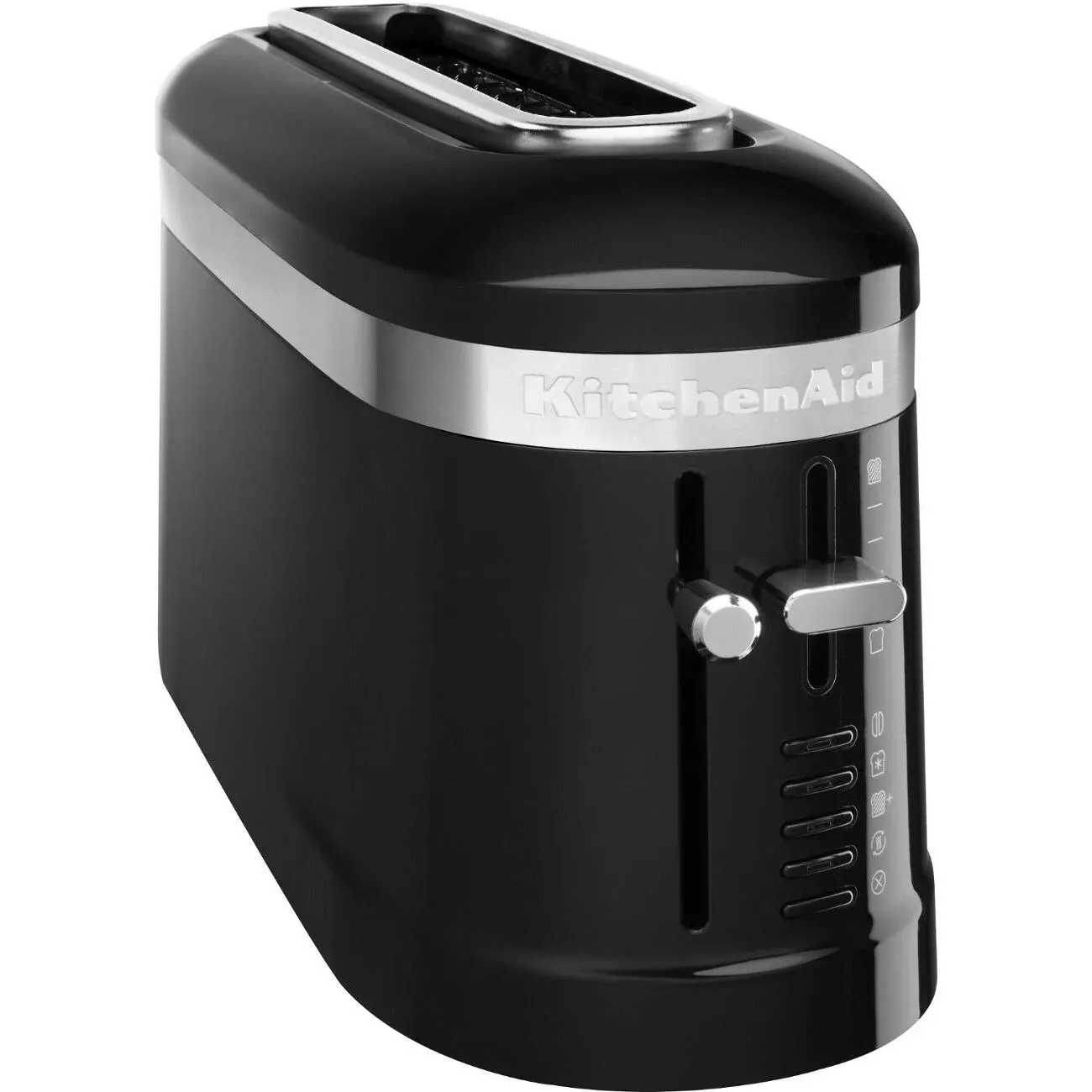 KitchenAid 2 Slice Long Slot Toaster with High-Lift Lever, Onyx Black