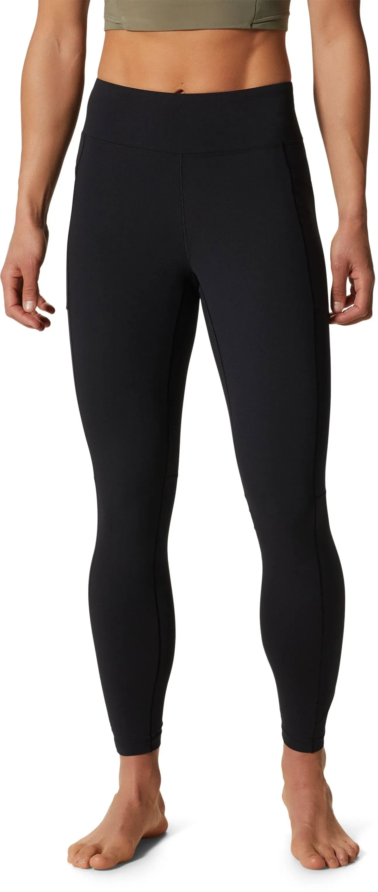 Mountain Hardwear Women&#039;s Mountain Stretch Tight Black Leggings Medium NEW UPF