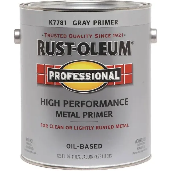 RUST-OLEUM K7781402 Voc Gray Metal Primer, 1 Gallon (Pack of 1)