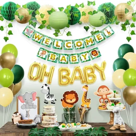 Jungle Theme Safari Baby Shower Decorations