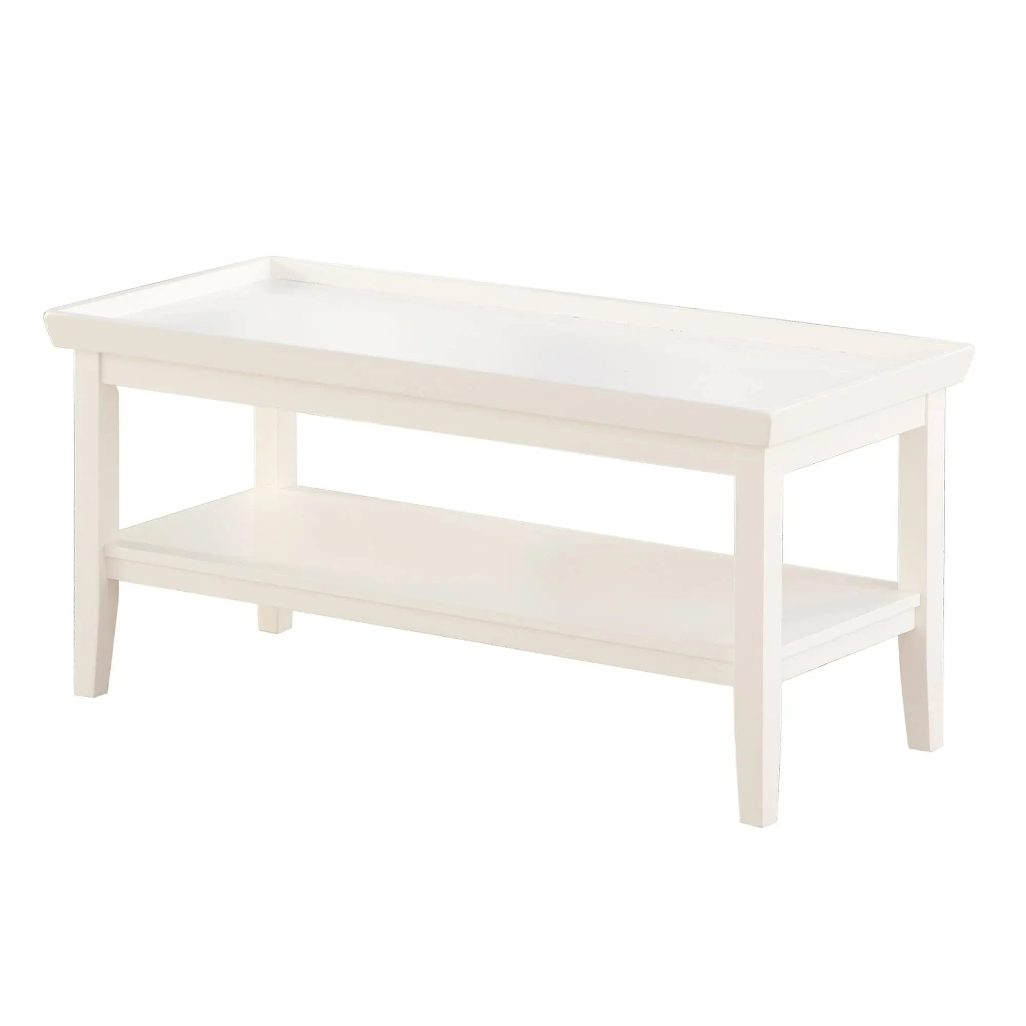 Convenience Concepts Ledgewood Coffee Table, White