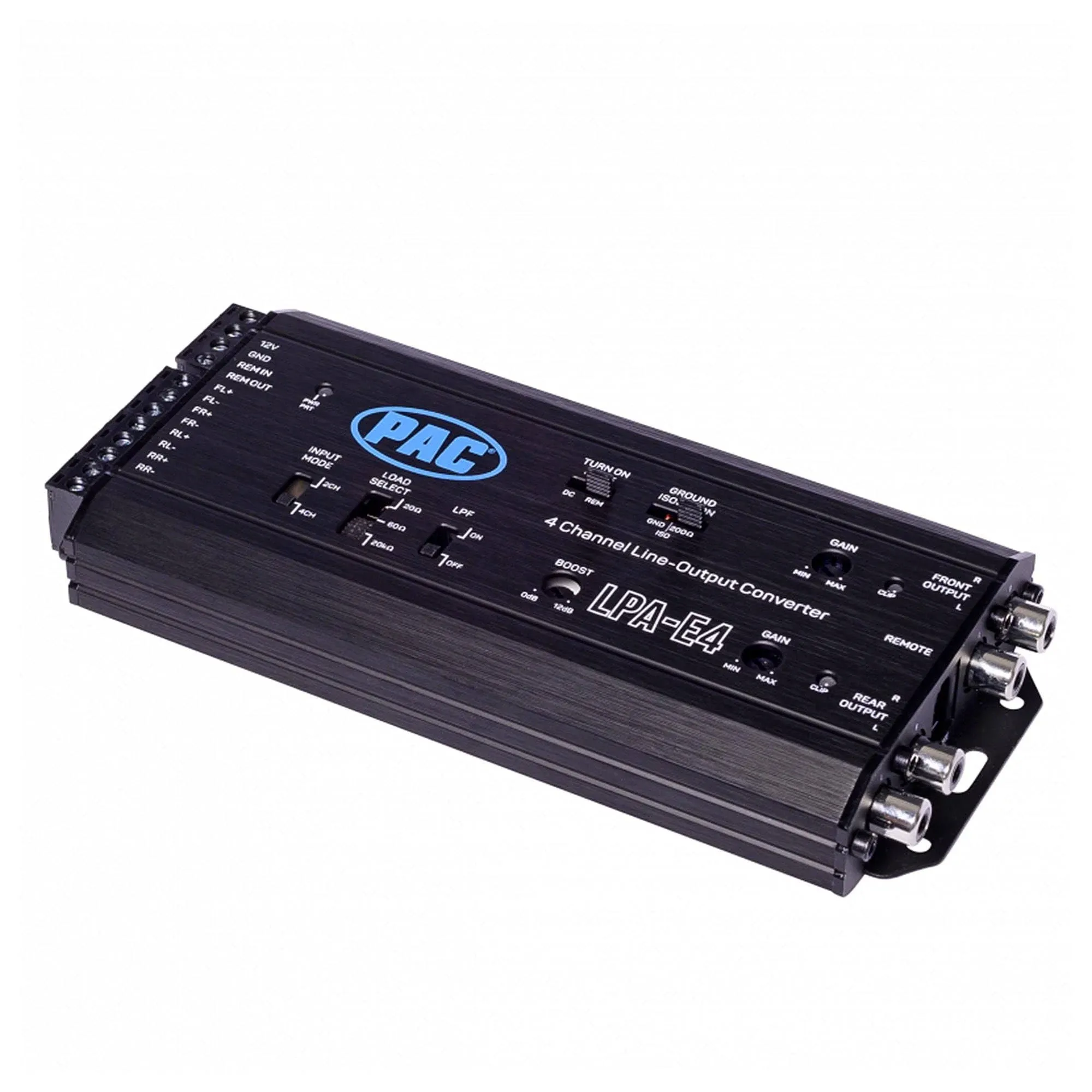 PAC LPA-E.4 Loc-Pro Active 4 Channel Car Line Output Converter Remote Control