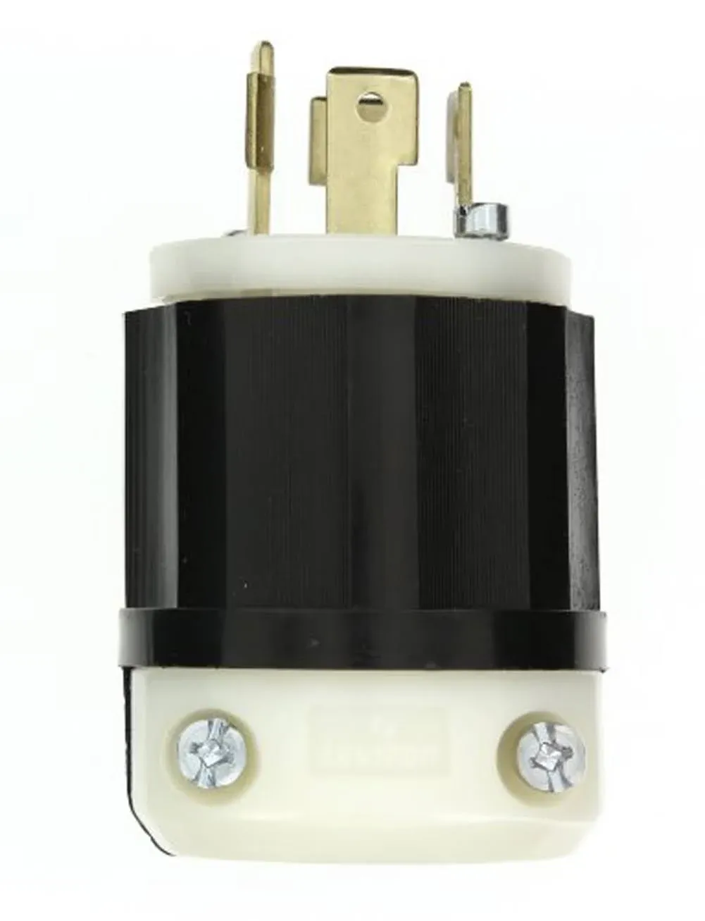 30A Locking Plug 3P 4W 600V L17-30P Bk/Wt