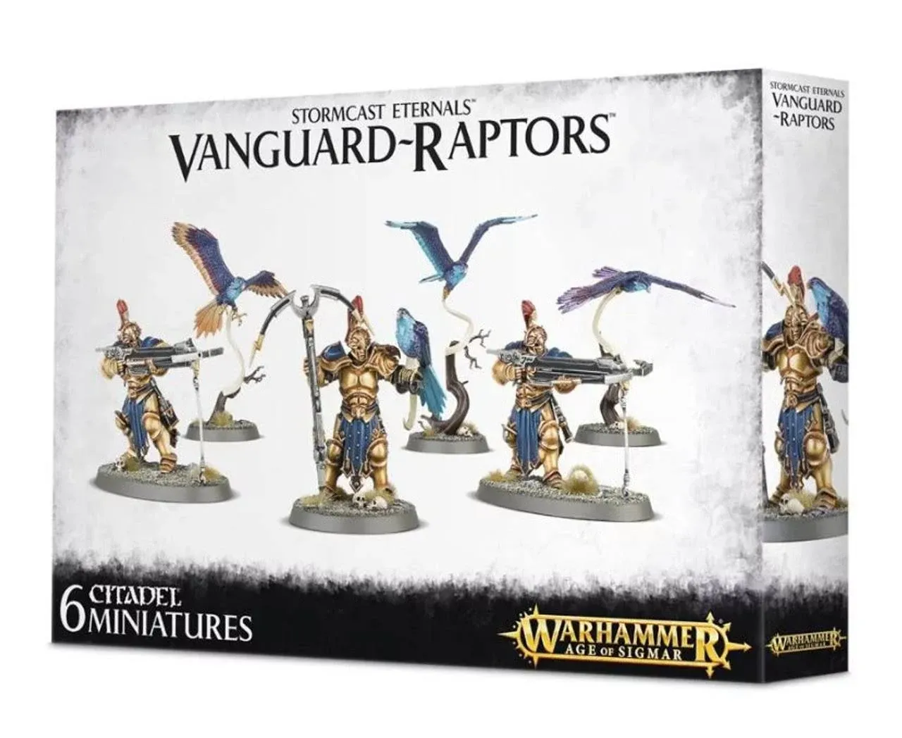 AoS Stormcast Eternals Vanguard-Hunters 5x Hand Painted Miniature Plastic