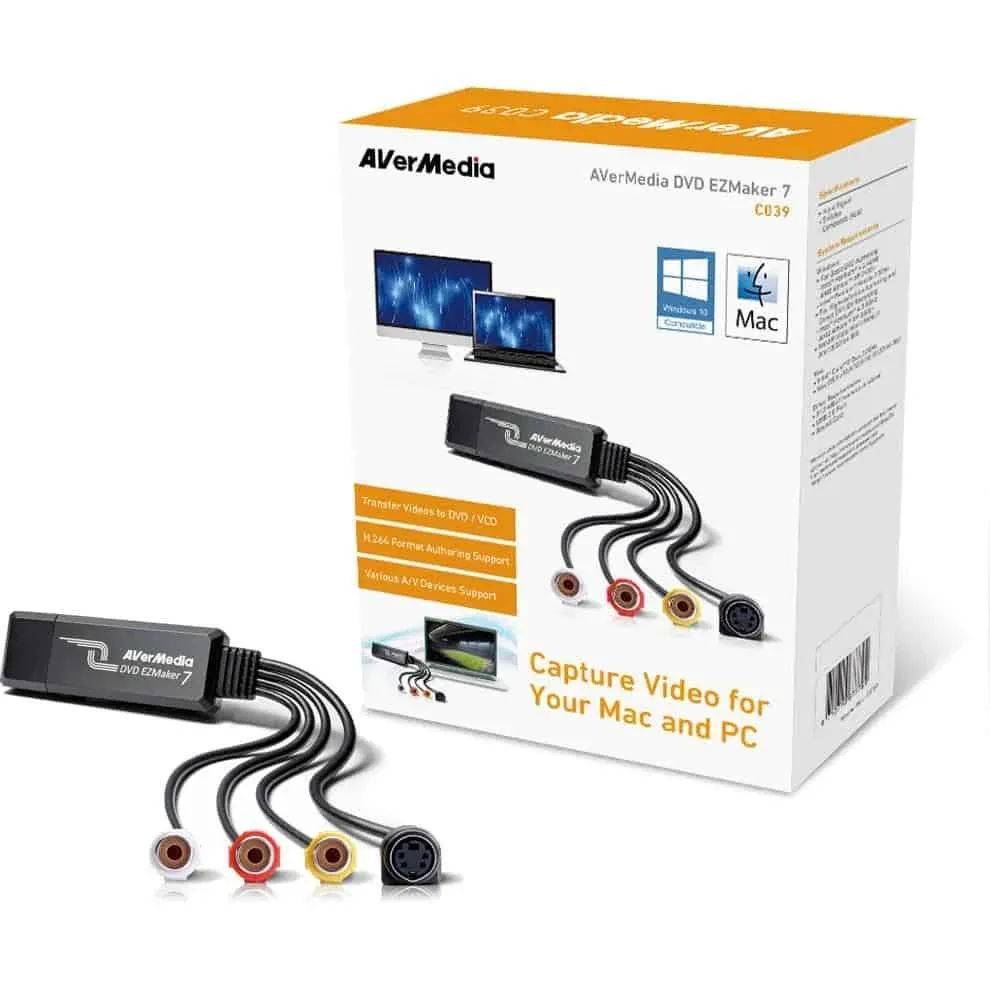 AverMedia Technologies EZMaker 7 Video Capture for Your Mac and PC