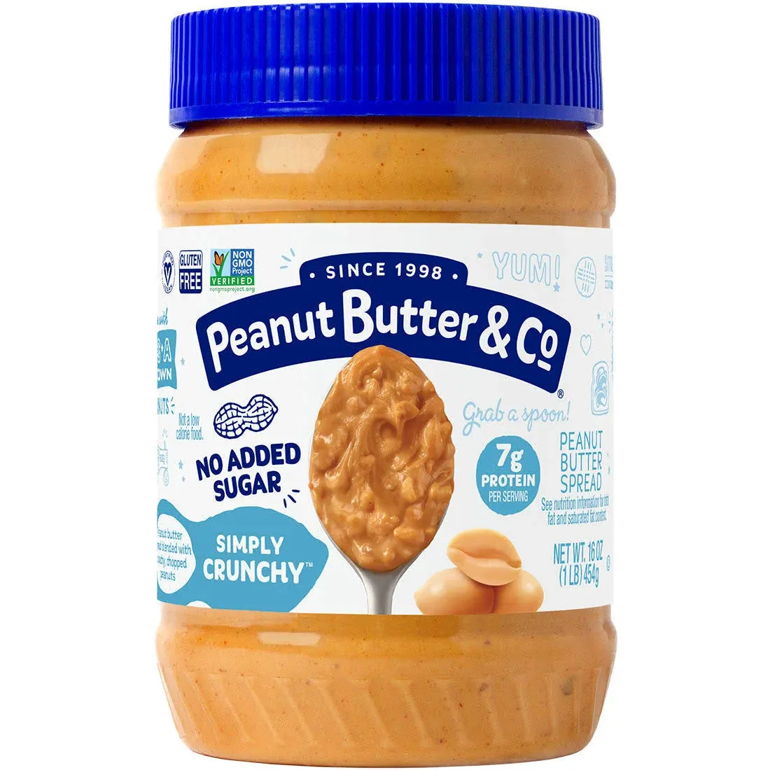 Peanut Butter & Co. Simply Crunchy Peanut Butter 6-Pack 16 oz