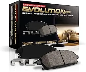 Power Stop 17-1779, Z17 Rear Ceramic Brake Pads with Hardware For Audi Q3, Audi Q3 Quattro, VW GTI, VW Golf, VW Golf Alltrack, VW Golf SportWagen, VW Passat [Model Specific]