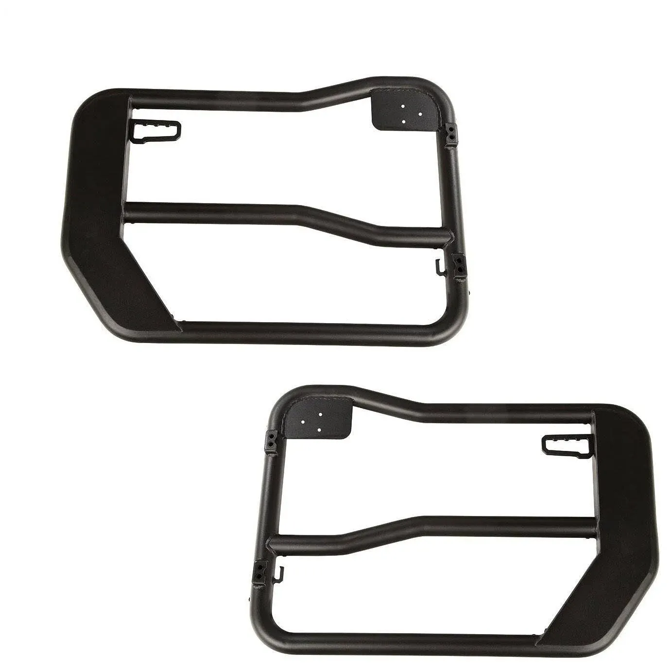 Rugged Ridge | Fortis Front Tube Doors with Mirrors | 11509.15 | Fits 2018-2023 Jeep Wrangler JL; 2020-2023 Jeep Gladiator JT