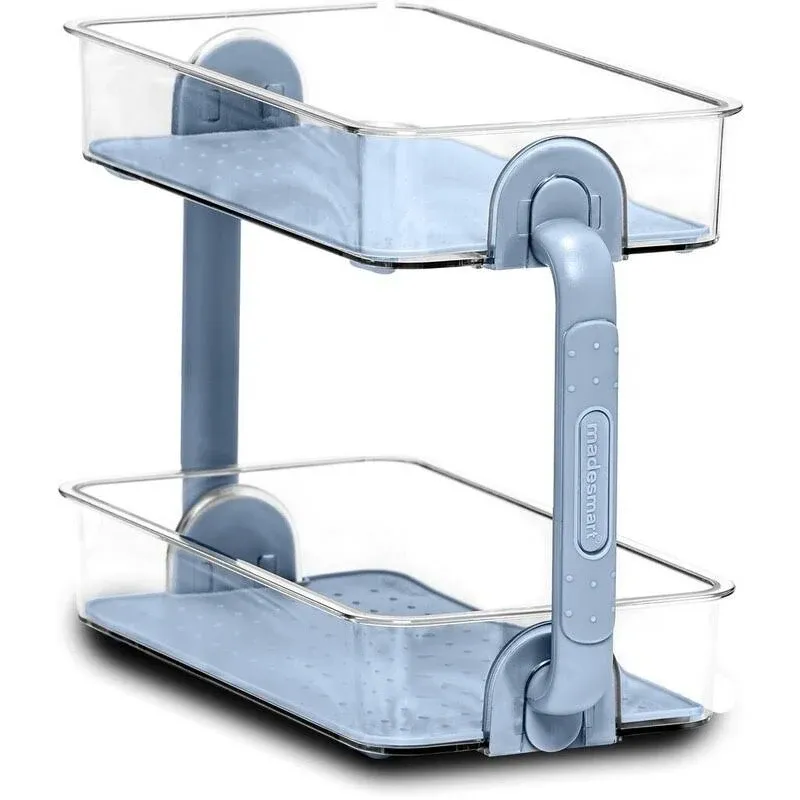 Madesmart 2-Tier Plastic Bathroom Organizer