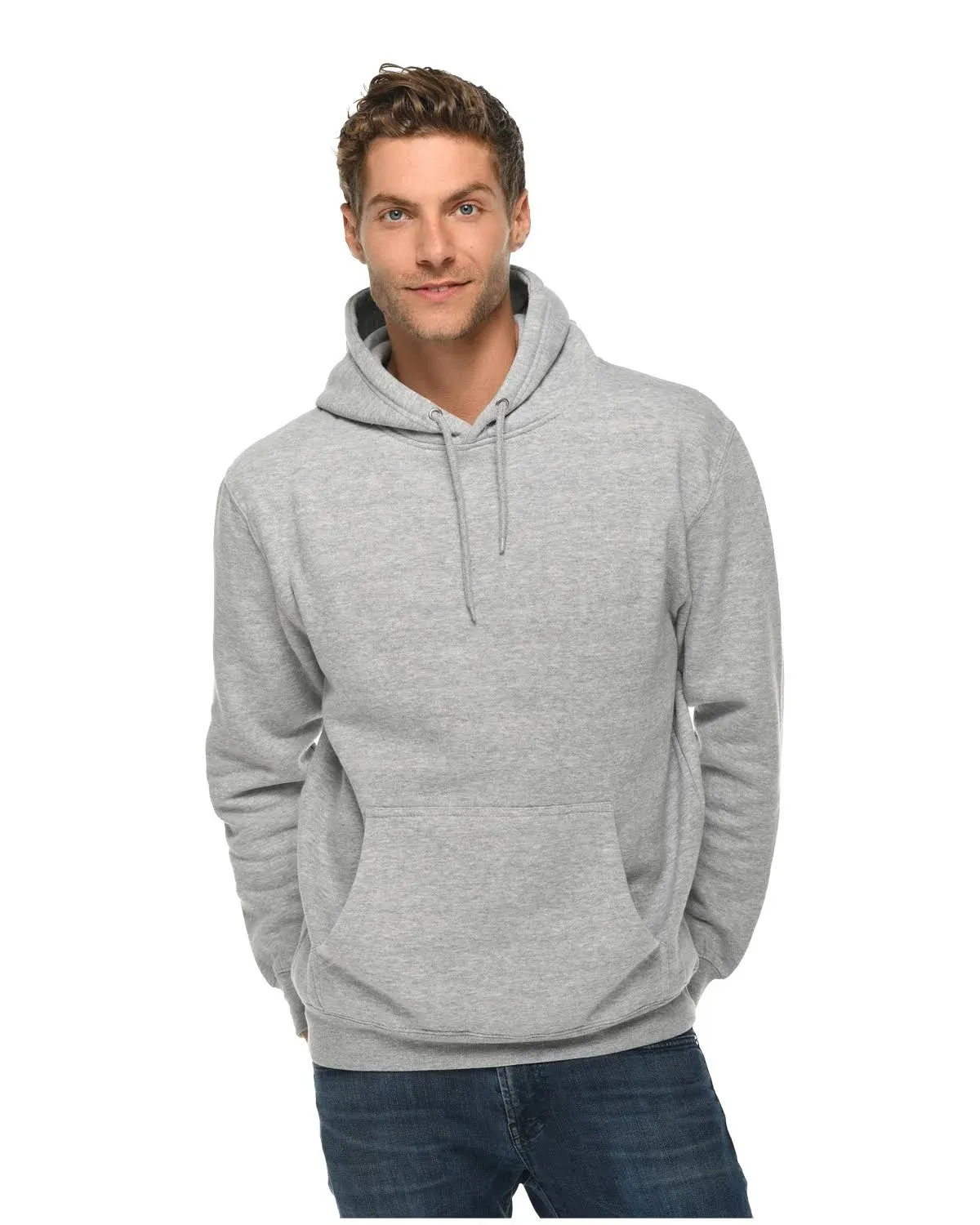 Lane Seven LS14001 - Unisex Premium Pullover Hooded Sweatshirt Sandshell - XS