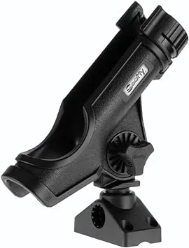 Scotty - PowerLock Rod Holder Black w/241 Side/Deck Mount