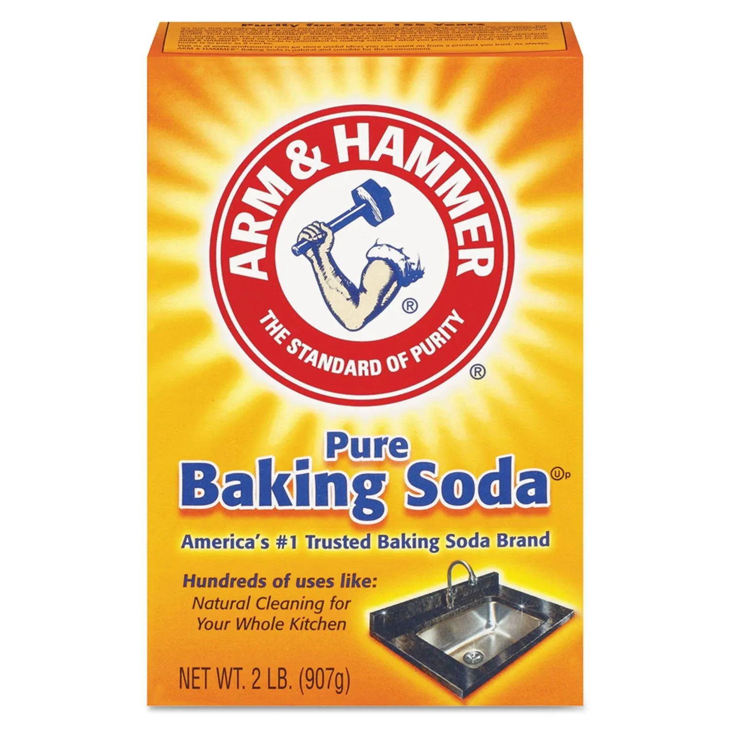 Arm &amp; Hammer™ Baking Soda, 2 Lb Box, 12/carton 33200-01140 CHURCH &amp; DWIGHT CO.,