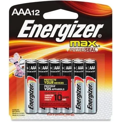 AAA Energizer Max Alkaline Batteries