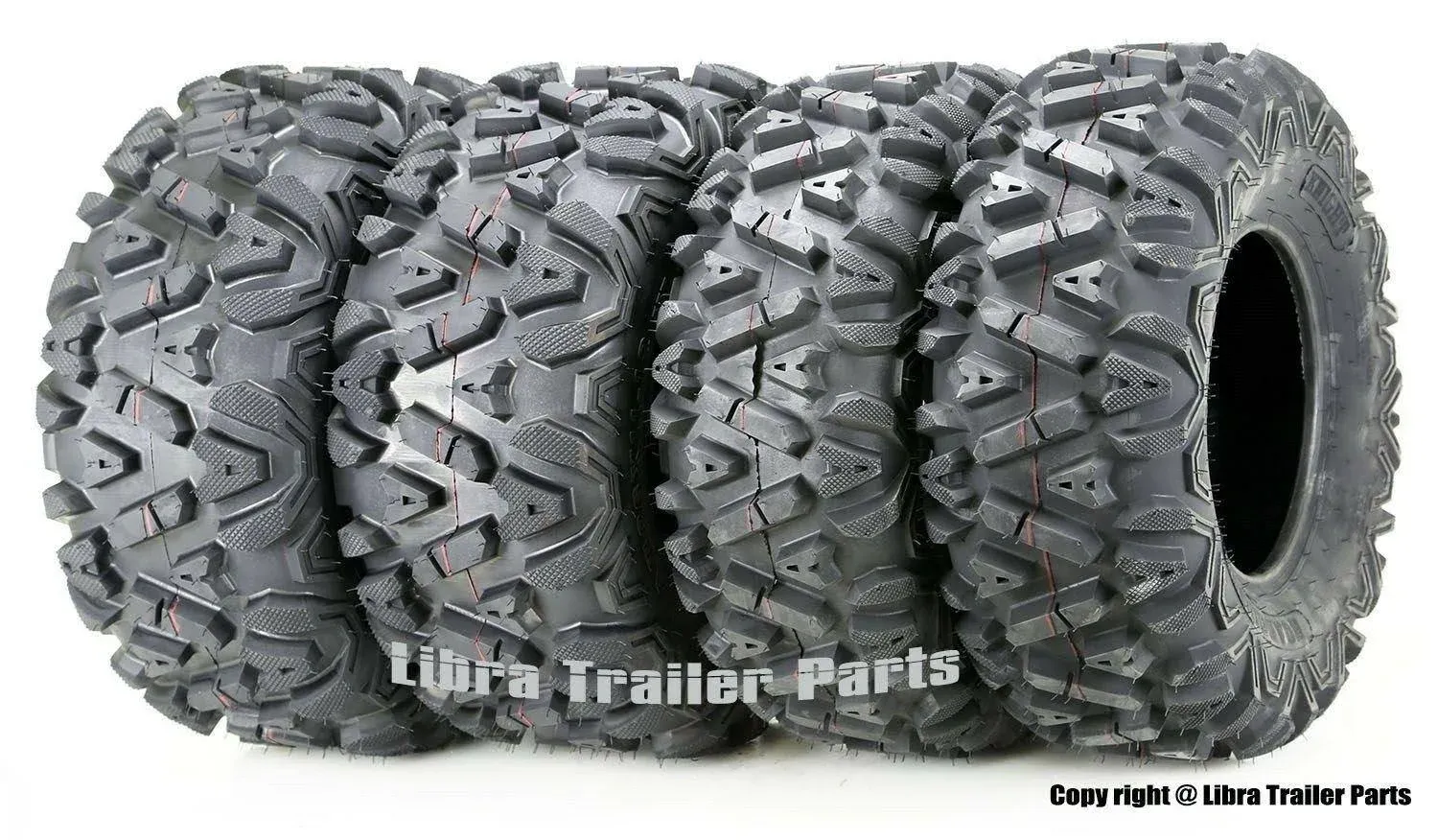 4 Roadguider ATV UTV Tires 26x9-12 26x9x12 &amp; 26x11-12 26x11x12 6PR