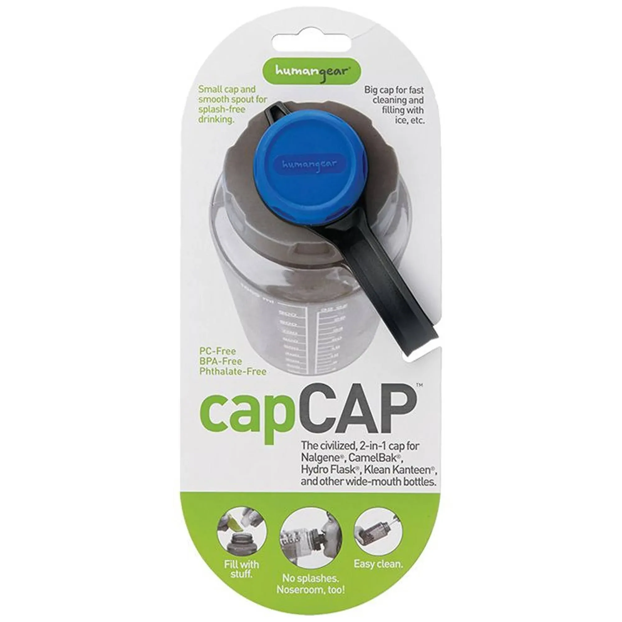 Humangear capCAP+ 63mm Universal Water Bottle Cap - Purple