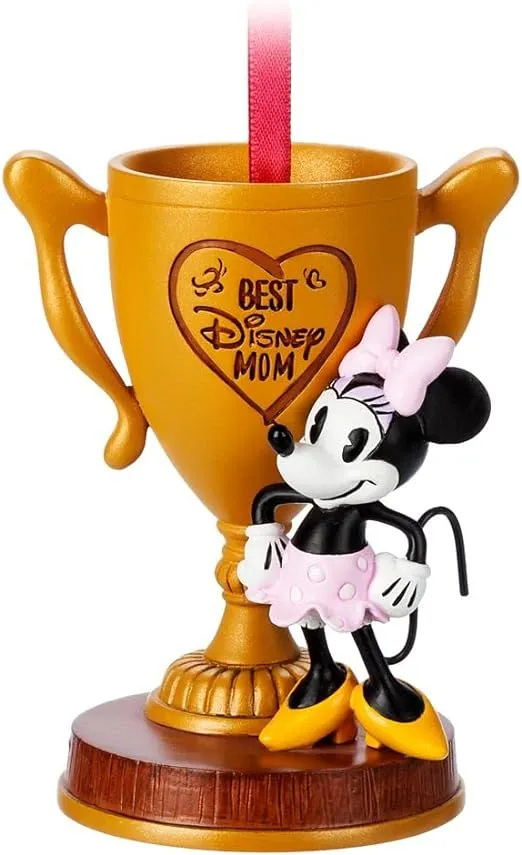 DISNEY Minnie Mouse &#x27;&#x27;Best Disney Mom&#x27;&#x27; Figural Ornament 2022