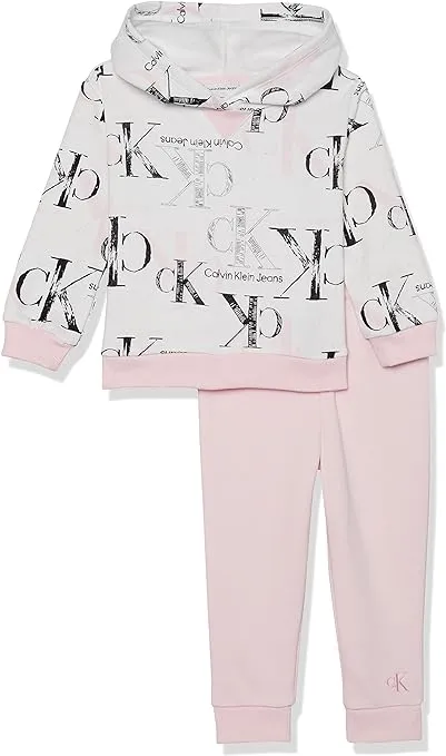 Calvin Klein Baby Girls 2 Pieces Jogger Set