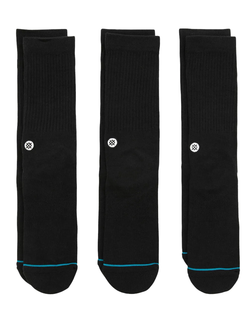 Stance - Icon 3 Pack Black - Socks