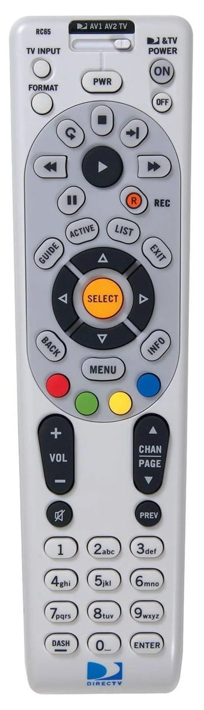 DirecTV RC64, RC64R, RC65 Remote Control Free Shipping Sell Unit but not all set