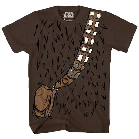 STAR WARS Chewbacca Chewie Costume Funny Humor Pun Adult Men's Graphic Tee T-Shirt