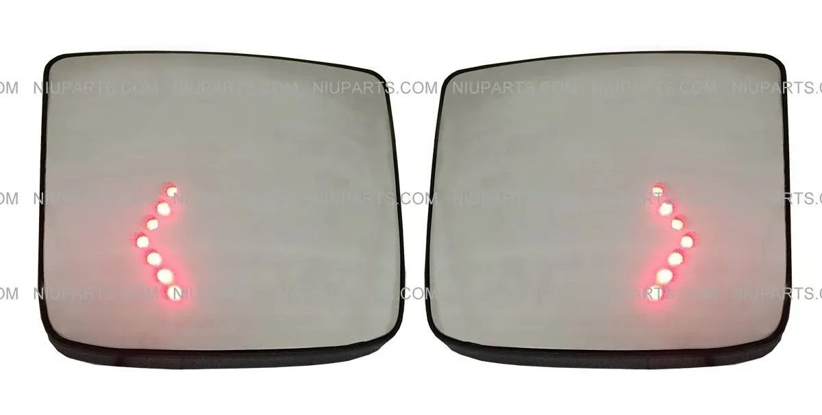 Door Mirror Wide Angle Convex with Turn Heating Circuit LH & RH (Fits: 2004-2015 Volvo VNL Trucks Mirror.)