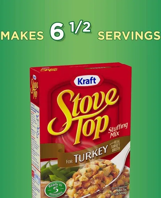 Stove Top Turkey Stuffing Mix (6 Oz Boxes, Pack of 12)