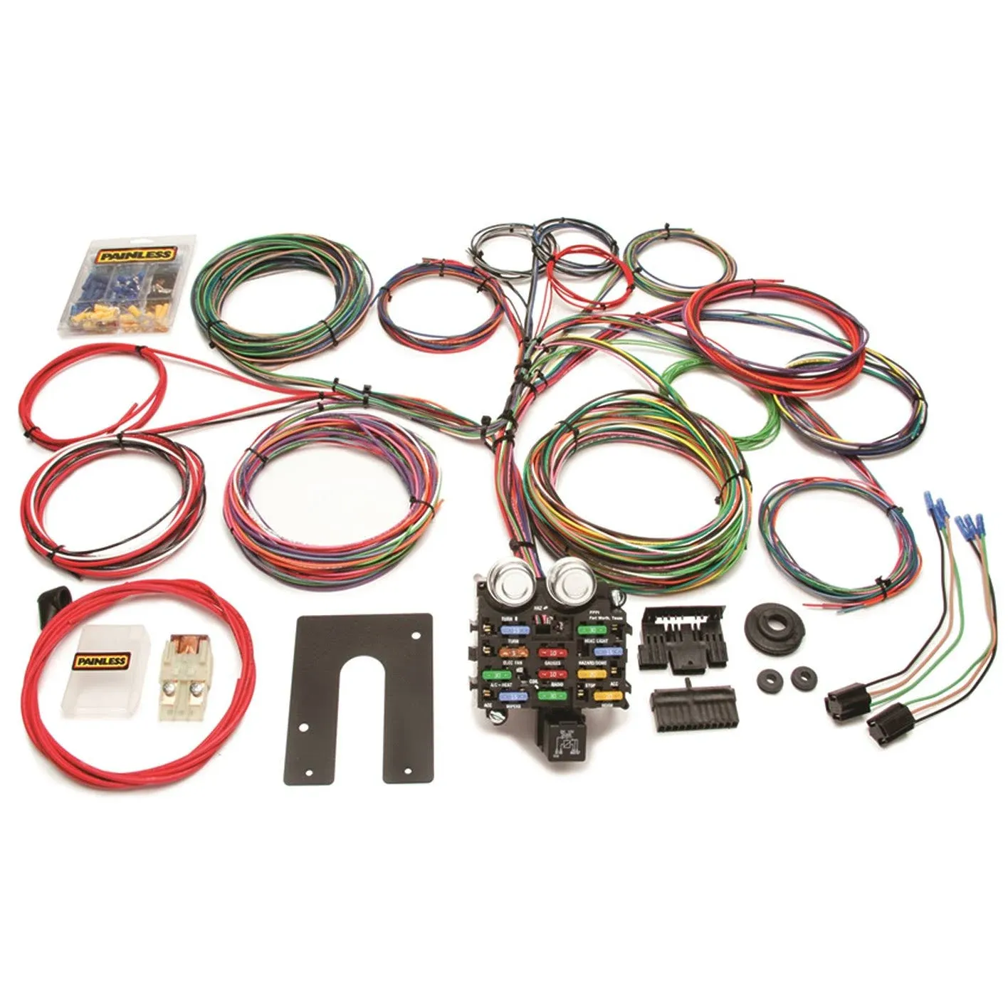 Painless Wiring 10104 - 21 Circuit Classic Customizable Pickup Chassis Harness