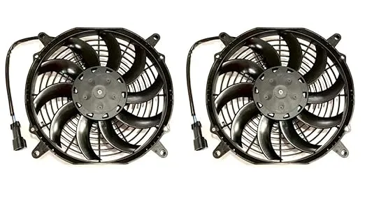 2 Pack! SPAL 30100628C 10&#034; 12V Puller Fan Trans/Air 2160116 2160088 2160080 802