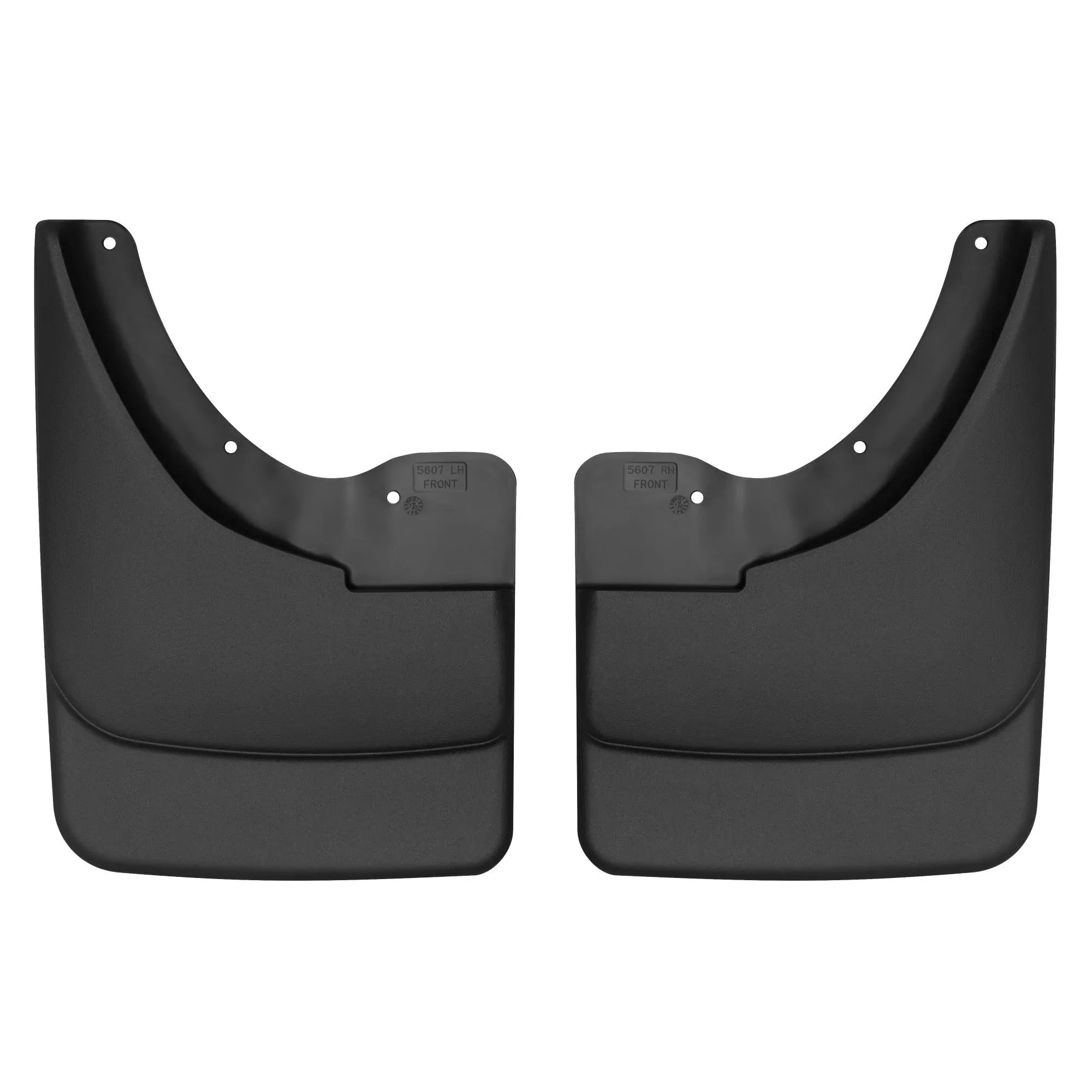 Husky Liners - Front Mud Guards | 2002 - 2008 Dodge Ram 1500, 2003 - 2009 Dodge Ram 2500/3500 w/o OEM Fender Flares 2 Piece Set, Front Set - Black, 2 Pc | 56071