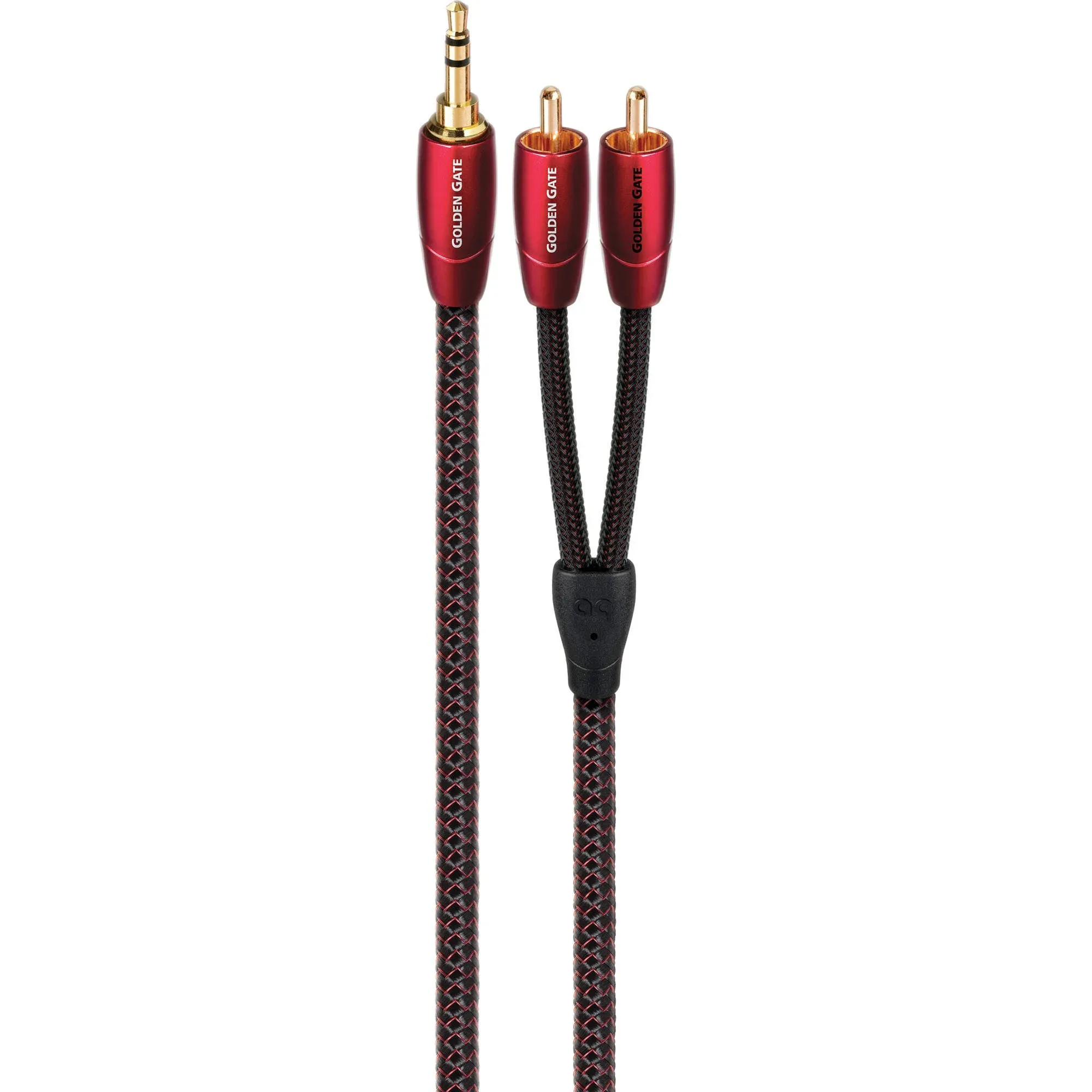 AudioQuest Golden Gate, 3.5-Millimeter Male to RCA Male Cable, 2 Meters/6.56 Feet