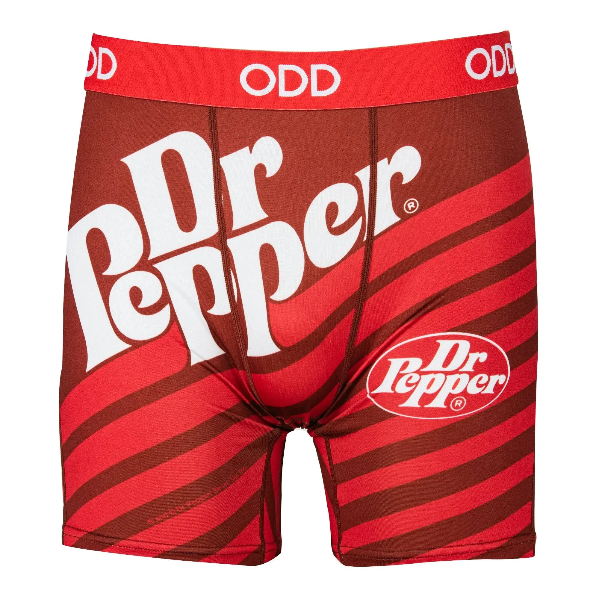 Men's Odd Sox Dr Pepper Stripes Boxer Briefs