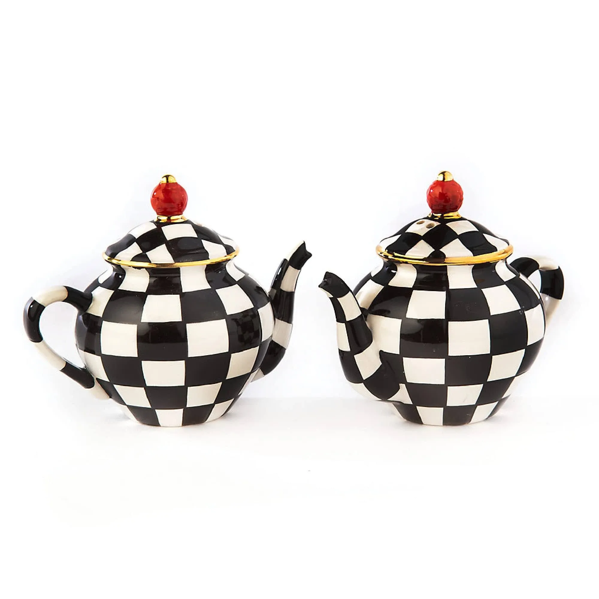 MacKenzie-Childs Teapot Salt & Pepper Set