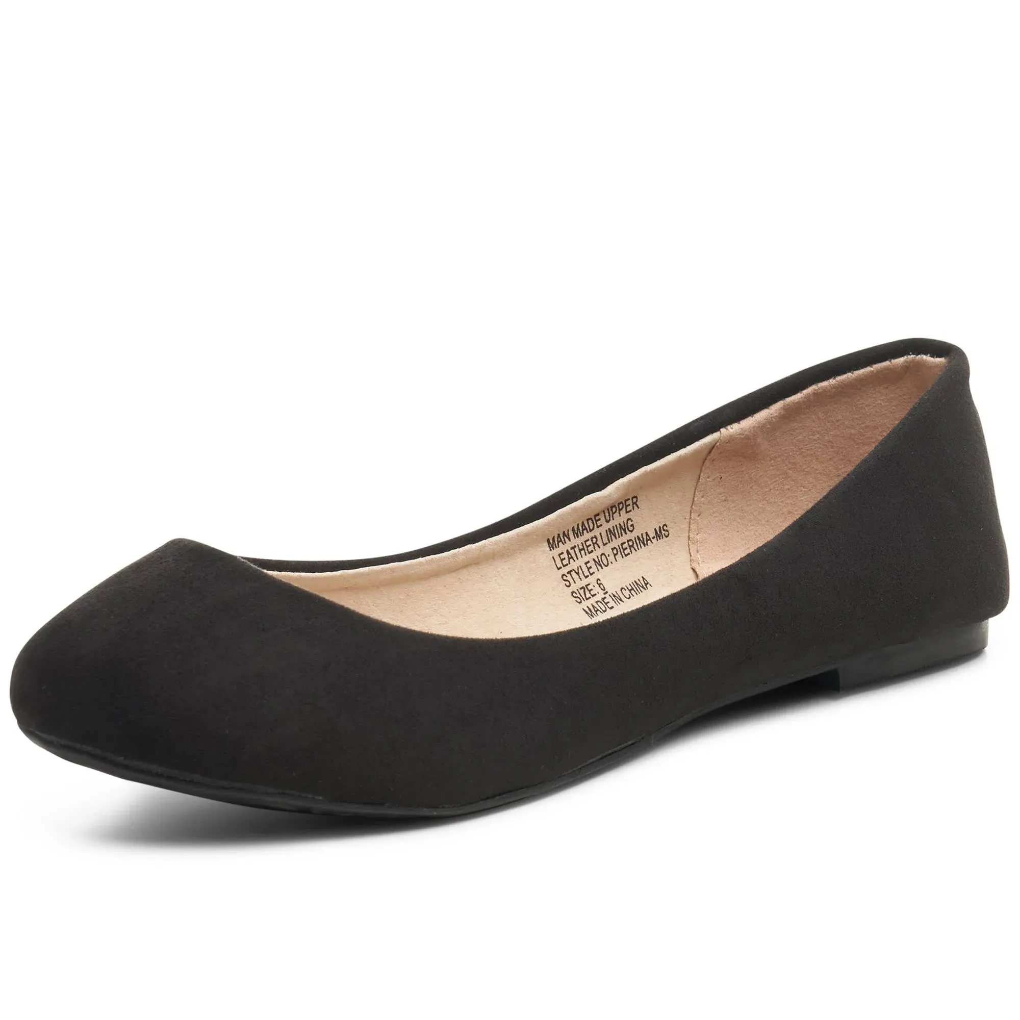 Alpine Swiss Womens Pierina Round Toe Ballet Flats