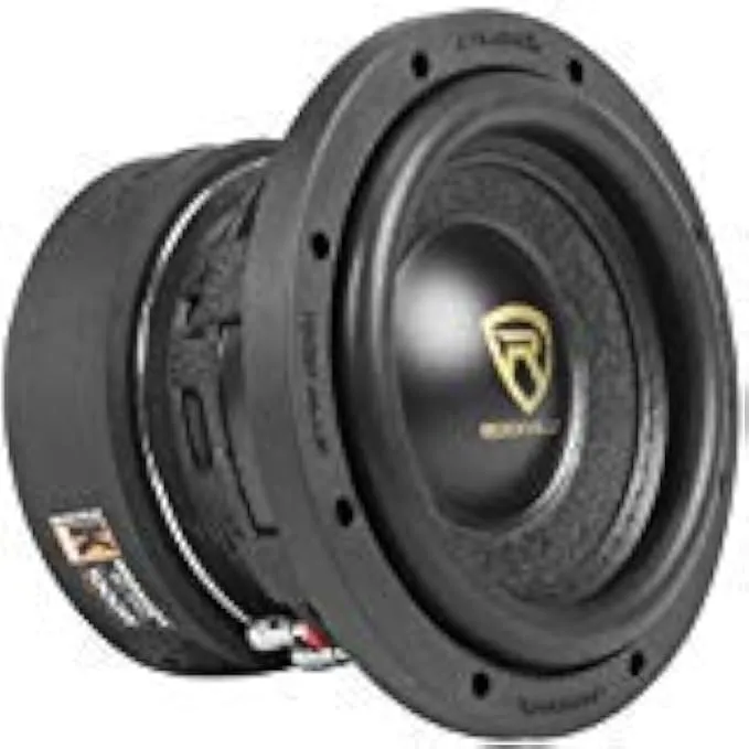 Rockville W10K6D2 V2 10" 2000w Peak Car Audio Subwoofer Dual 2-Ohm Sub 500w RMS CEA Rated, Black